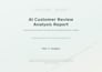 turn reviews into an action plan
